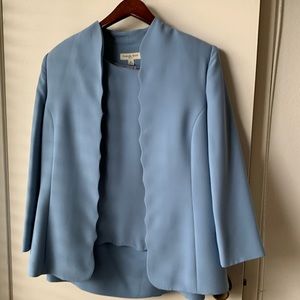 3 Piece Women’s Pale Blue Suit